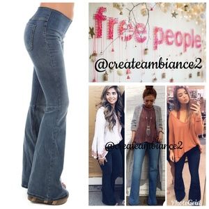 🔥Size24,25,26🔥Free People Pull-On Flare Jeans